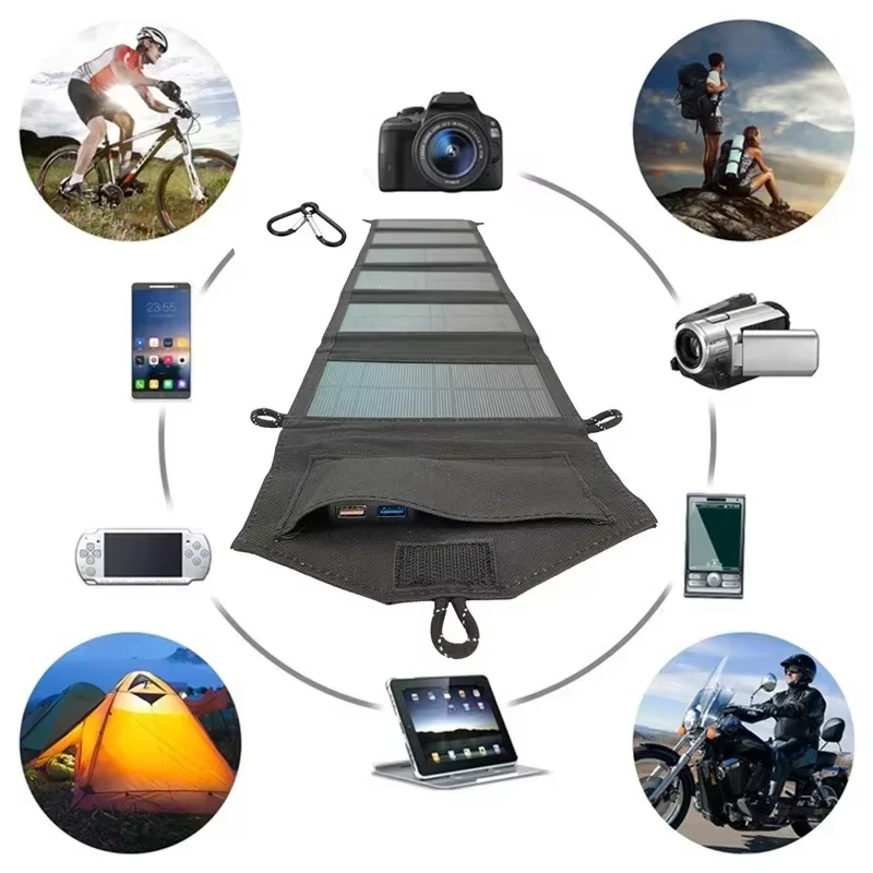 1000W Foldable Solar Panel – Portable Charger for Outdoor & Emergency Use