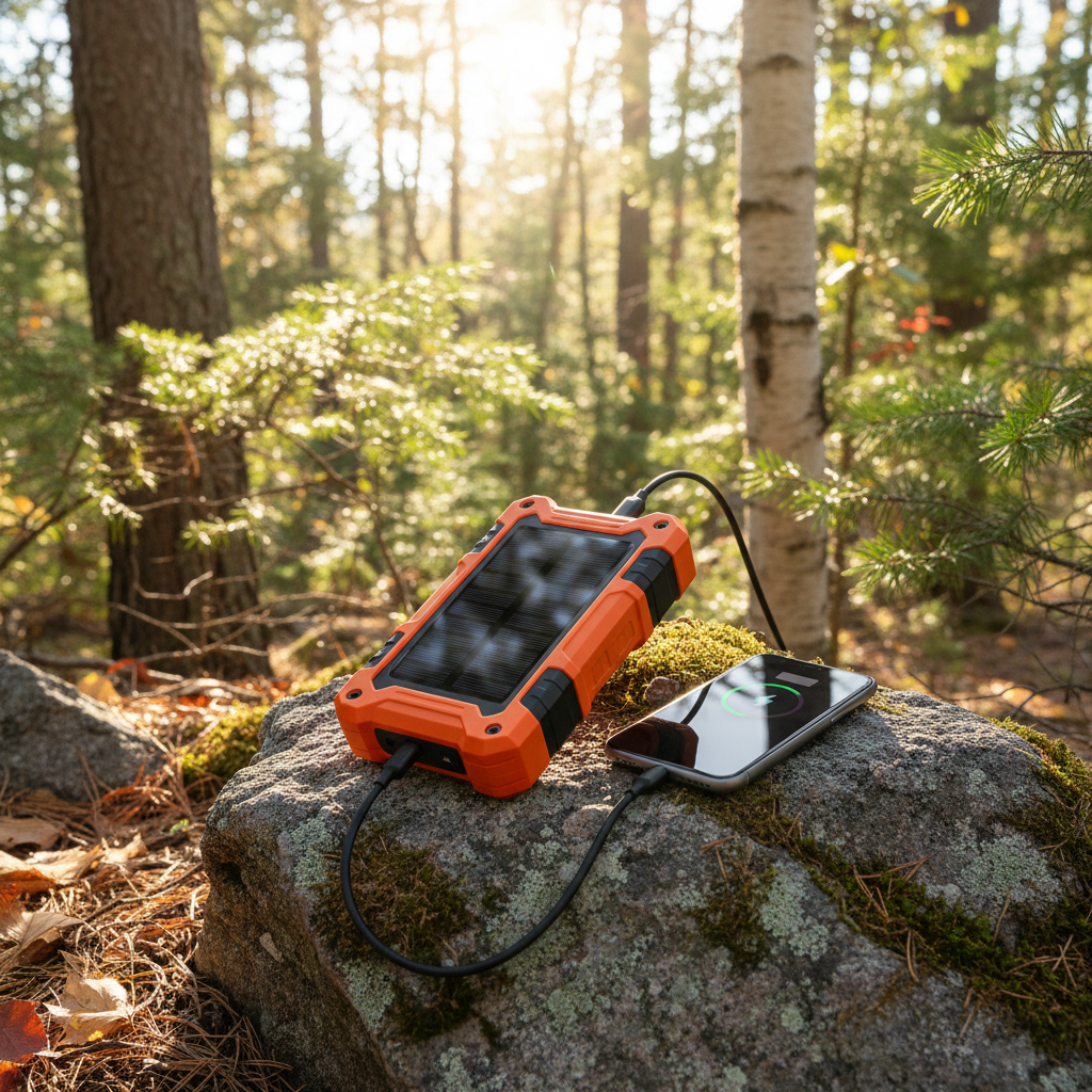 Solar Power Bank — Never Run Out of Battery Anywhere ☀️
